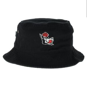 North Carolina State University NCSU Bucket Hat Black NWT